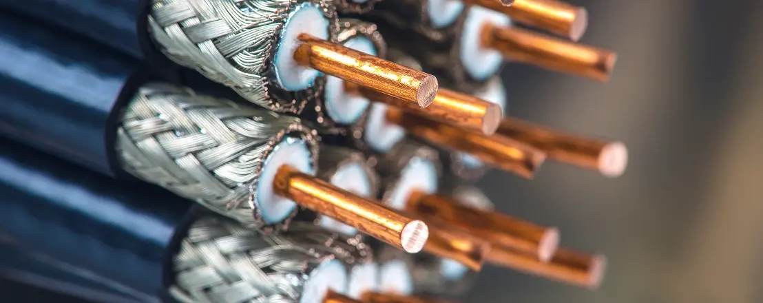 PPC coaxial cable and connectors