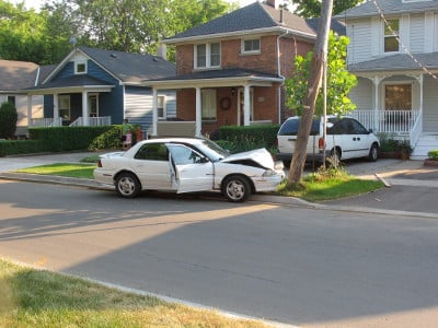 Damaged vehicules