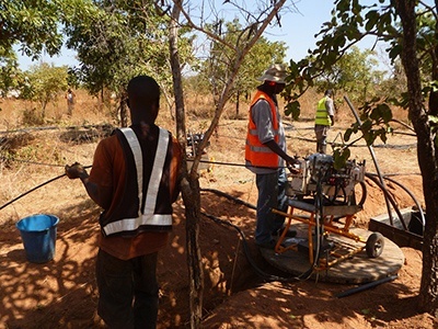 Fiber backbone installation 