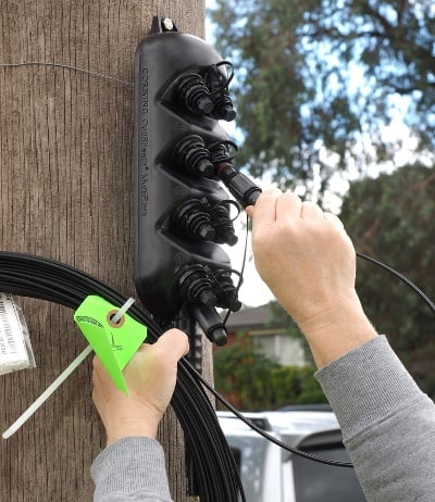 mechanics of aerial fiber cable