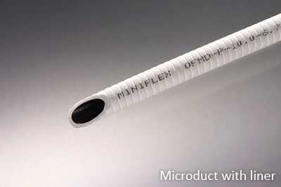 miniflex microduct with liner